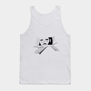 Chinese floral girl Tank Top